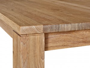 Ulm - Uitschuifbare eiken eettafel