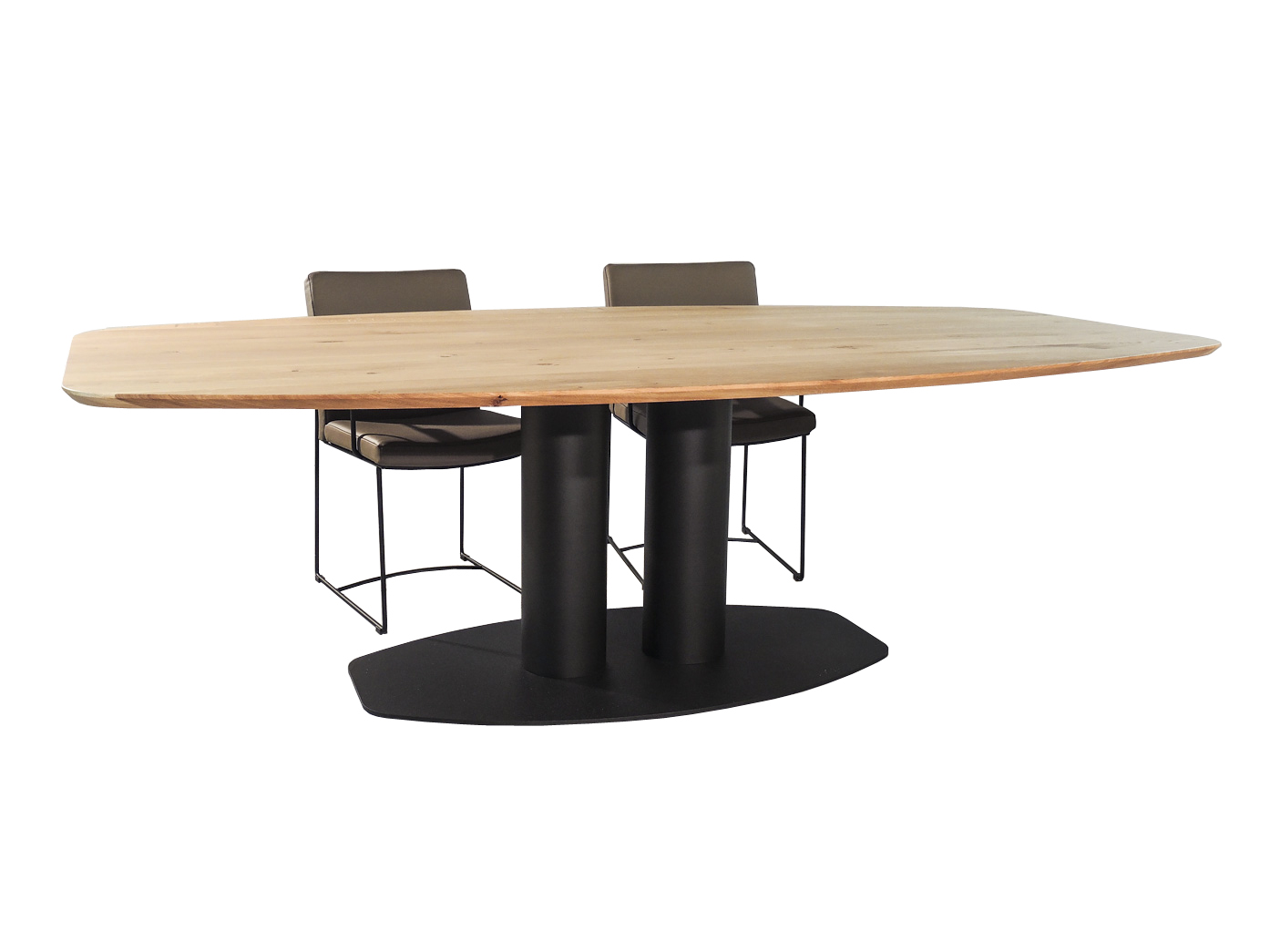 bijwoord Plons Minimaal Grosseto - Ovale design eettafel