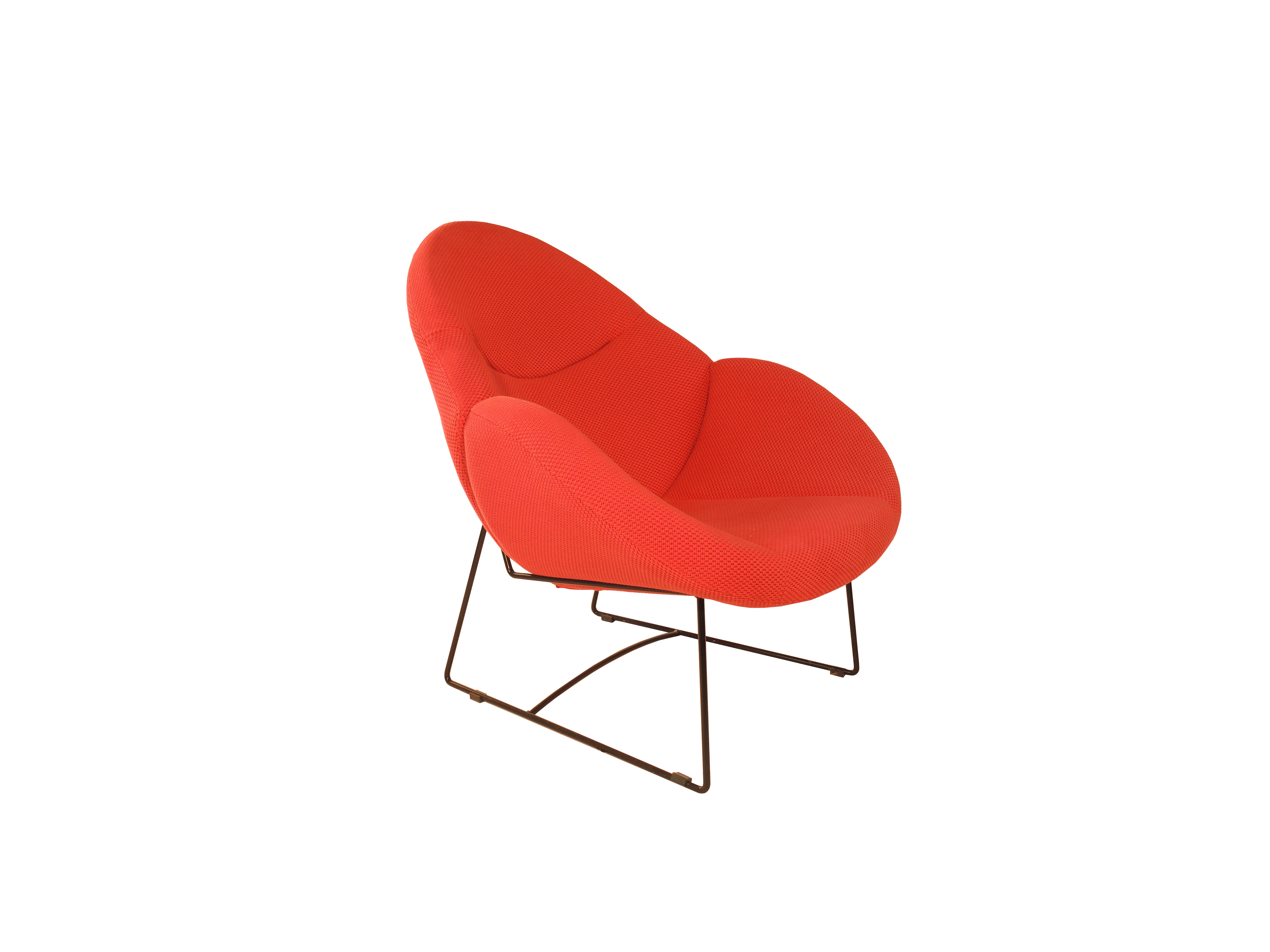 Behandeling dik Legende Milano - Design fauteuil, met zwart gecoat onderstel