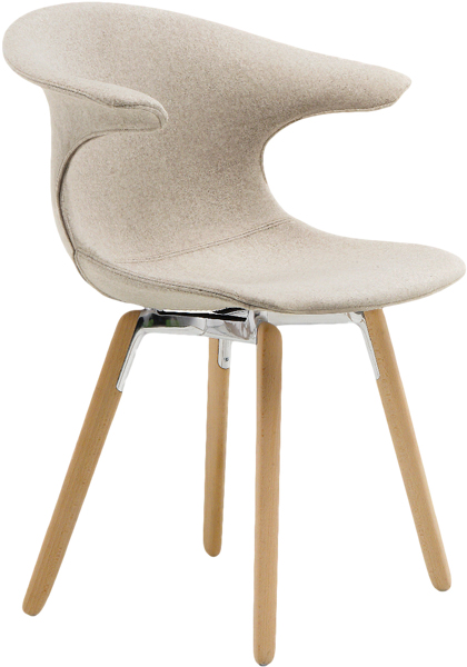 Loop - Gestoffeerde design stoel